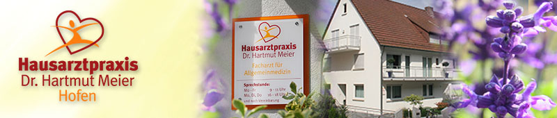 Hausarztpraxis Hofen · Dr. med. Hartmut Meier · 70378 Stuttgart-Hofen